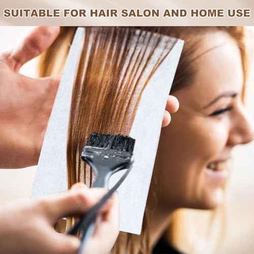 140pcs Perm Papers for Hair, Thin End Papers for Hair Perm, High-Temperature Resistant Perm End Paper for Professional Hair Salon Home Use- White
