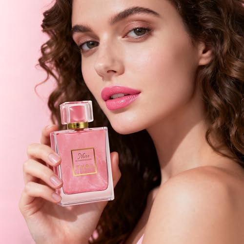 Miss Blooming Bouquet Eau de Toilette for Women, Floral Fruity Perfume with Peony & Musk - Inspired by Dioor, 3.4 oz / 100ml, Elegant & Long-Lasting Fragrance