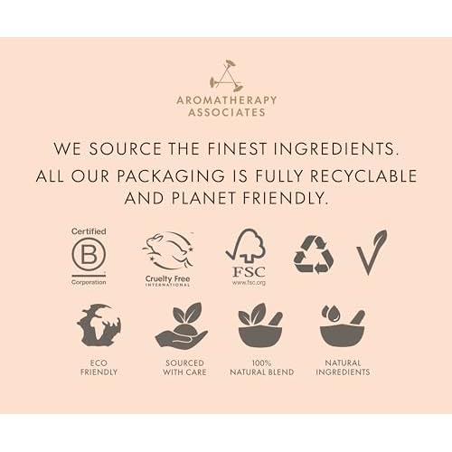 Aromatherapy Associates Mini Shower Oil Travel & Discovery Collection. 4 Premium Shower Oils (50ml each) and Handy Travel Case. Includes Revive, De-Stress, Muscle and Rose Blends (1 count)