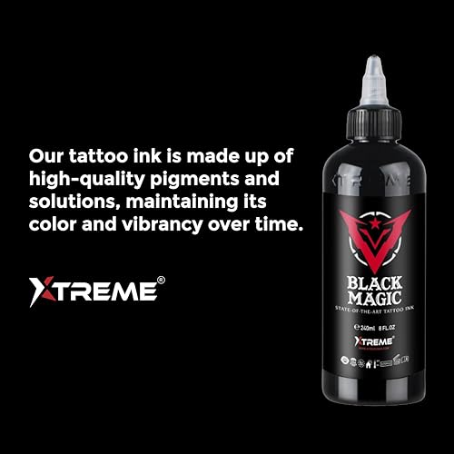 Xtreme Tattoo Ink Whitewash Set, Professional Shading and Highlighting Solutions for Tattoo Artwork, Premium Ingredients, Smooth Application, Sterile, Vegan, Cruelty-Free (Set of 4, 4 oz)