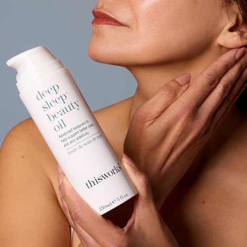 This Works Deep Sleep Beauty Oil ? Clinically Proven Nighttime Treatment with Bakuchiol & Botanical Oils, Improves Skin Elasticity & Barrier Function, 5 Fl Oz