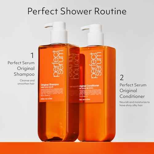 Mise En Scene Perfect Serum Original Shampoo For Damaged Hair - KoreanShampoo with Moroccan Oil, Jojoba Seed, Damage Care MoroccanOil HairProducts | 22.99 Fl Oz