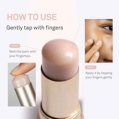 hince True Dimension Radiance Balm - Highlighter for Korean Glass Skin, Blush for Cheeks, Cream Blush, Contour Stick, Natural Glowy Look, Clean Makeup for Radiant Complexion, 10g (CLEAR, TP001)