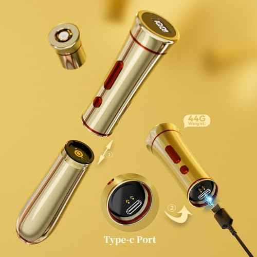 Mast Tattoo P40 Cordless Tattoo Gun Machine Kit - Rotary Tattoo Pen for Eyebrows/Lips/Eyeliner 20Pcs Cartridge Needles Lightweight Slim Body for Artists (Gold)