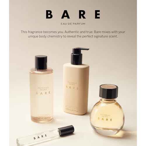 Victoria's Secret Bare Eau de Parfum, Notes of Australian Sandalwood, Mandarin Madagascar & Egyptian Violet, Perfumes for Women (1.7 oz)