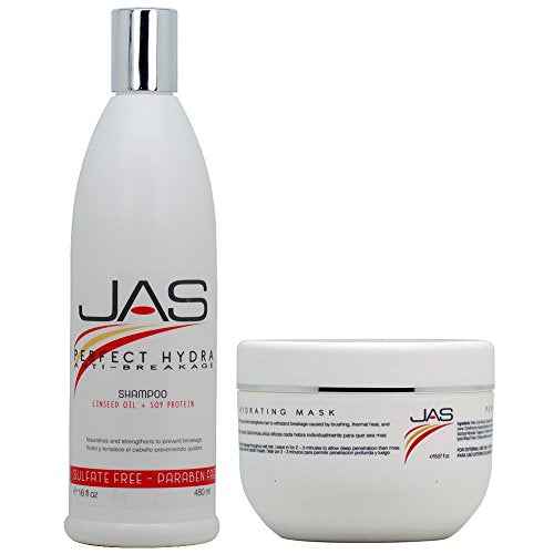 JAS Perfect Hydra Anti-Breakage Shampoo + Mask 16oz