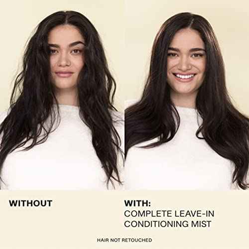 JVN Complete Leave-In Conditioning Mist, 5 Fl Oz, Frizz Fighting Moisture Multiplier, Detangler, UV and Heat Protection Spray, Hair Care for Women and Men, Silicone Free