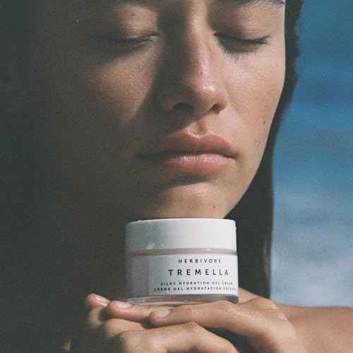 HERBIVORE Tremella Silky Hydration Gel Cream - Hydrating Lightweight Facial Moisturizer with Squalane, Plant-based, Vegan, Cruelty-free, 50 mL / 1.7 oz
