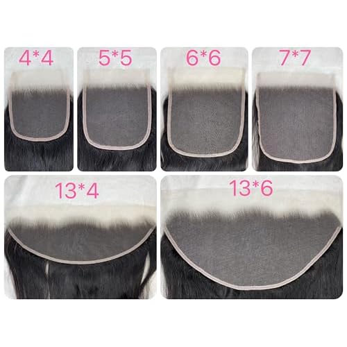 6x6 HD Lace Closure Straight Lace 0.10mm Ultra-thin Swiss Lace Pre-plucked Natural Hairline With Baby Hair Natural Black Human Hair Wigs 12 Inch
