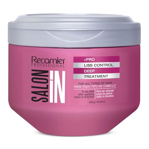 Recamier Professional Salon In +Pro Liss Control Hair 3 pack Kit - Shampoo 33.8oz + Conditioner 33.8oz + Deep Treatment Mask 10.58oz