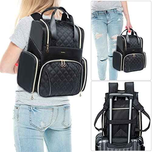 Nail Polish Organizer Backpack Holds 48 Bottles (0.5 Fl Oz) and a Nail Dryer, Nail Polish Storage Bag With 2 Removable Boxes for Nail Suppliers,Nail Kit, Gel Polish