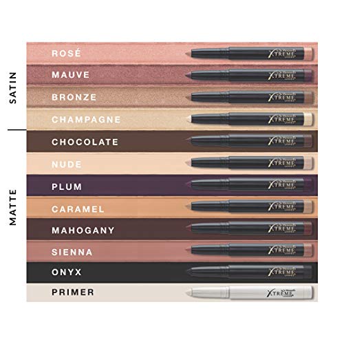 Xtreme Lashes Glideshadow Long Lasting Eyeshadow Stick Quad Collection, Lightweight Cream to Powder Makeup, No Fallout, Lash Extension Safe