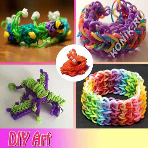 2000 Rubber Band Mini, Red Loom Bands.