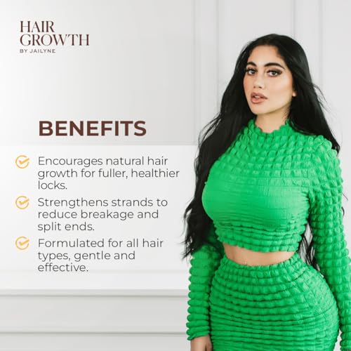 Hair Growth Magic Drop Serum by Jailyne Ojeda ? Fast-Absorbing, Scalp Revitalizing Formula ? Promotes Thicker, Healthier Hair with Botanical Extracts & Keratin ? Made in USA