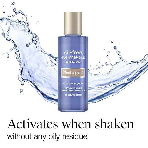 Neutrogena Gentle Oil-Free Eye Makeup Remover & Cleanser for Sensitive Eyes, Non-Greasy Makeup Remover, Waterproof Mascara Remover, Dermatologist & Ophthalmologist Tested, 8 fl. oz