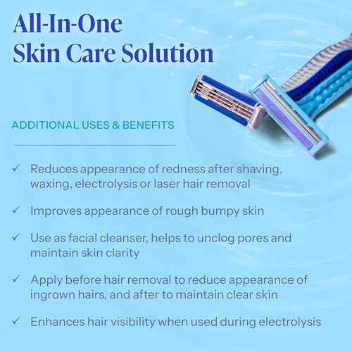 Tend Skin Solution for Unsightly Razor Bumps, Ingrown Hair and Razor Burns, Post Shaving and Waxing Toner for Men and Women, Made in USA, 4 Oz
