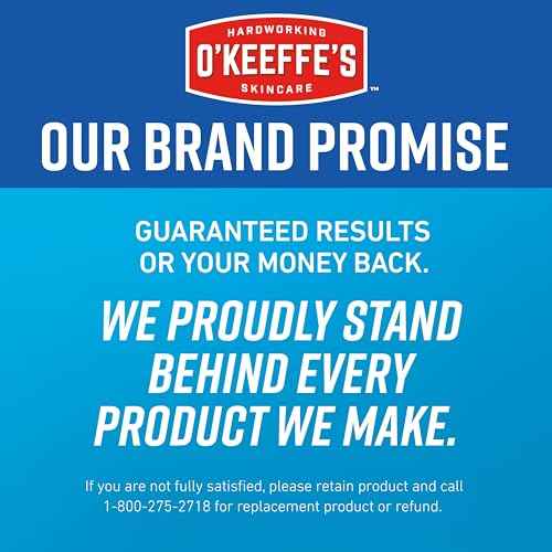 O'Keeffe's for Healthy Feet Foot Cream - 3 oz Travel Size Tube (1 Pack) - Guaranteed Relief for Extremely Cracked, Dry Feet, Repairing Skincare, Instantly Boosts and Retains Moisture Levels