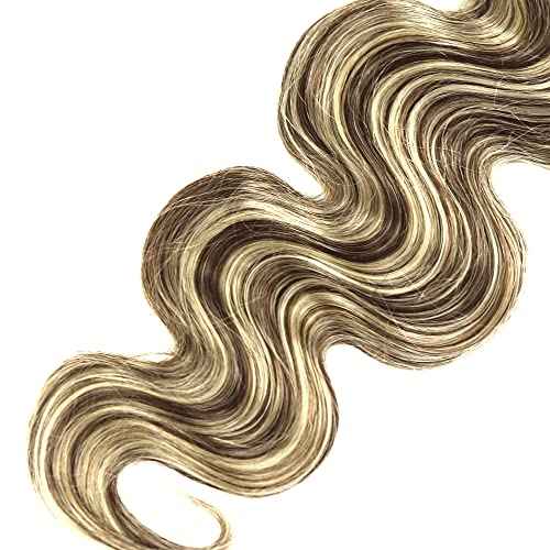 P4613 Human Hair Bundles Blonde Body Wave 3 Bundles 26 26 26 inch Blonde Highlight Bundle Brazilian Virgin Hair Extensions 300g