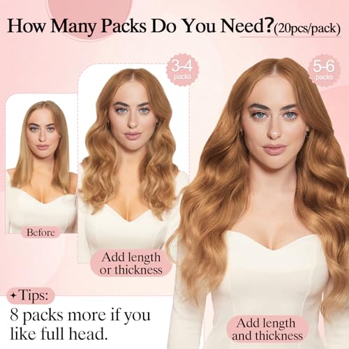SEGO Double-Stitched Tape in Hair Extensions Human Hair Invisible Tape in Hair Extensions Long Straight Tape Hair Extensions for Women,20 Inch,#4 Chocalate Brown,20pcs 46g
