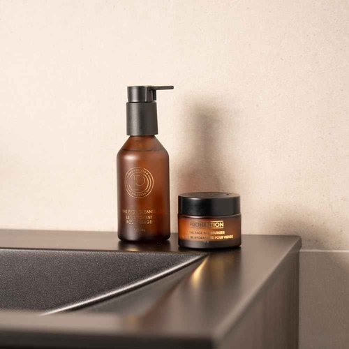Prohibition Wellness The Face Moisturizer, Daily Face Moisturizer, Face Cream for Dry Skin, Sweet Almond, Jojoba, Macadamia Nuts, and Hemp Seed Oils, Fragrance & Paraben Free (50 g)