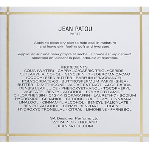 Jean Patou Joy Body Cream, 6.7 Fl Oz
