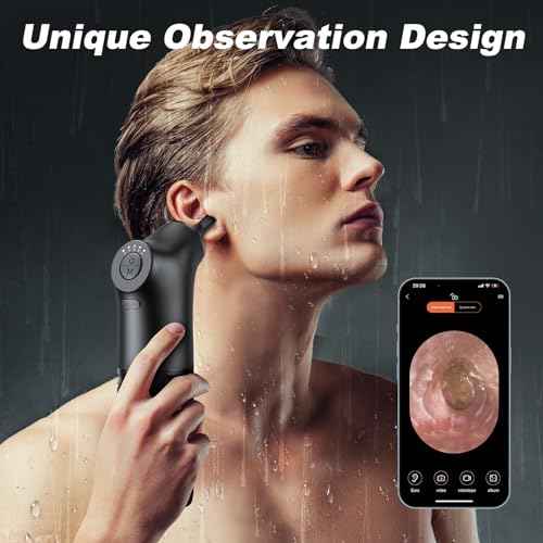 Ear Wax Removal Kit Electric Ear Cleaner Water Powered Ear Cleaner with 4 Pressure Modes 10 Ear Tips, Safe and Effective Ear Cleaning Tool Water Resistant USB Rechargeable