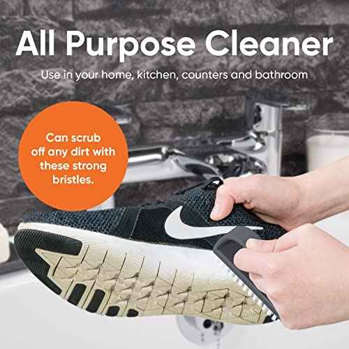 Superio Stiff Nail Brush for Cleaning Fingernails Small Scrub Brush with Handle, Cleaning Brushes for Hands, Toes, and Nails (Black, 36 Pack)