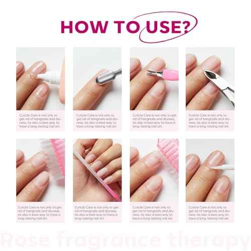 Modelones Cuticle Remover Cream Cuticle Softener Nail Repair for Damaged Nails Cuticle Remover Liquid for Nail Care Manicure Kit for Women 60ML 2.12 FL OZ