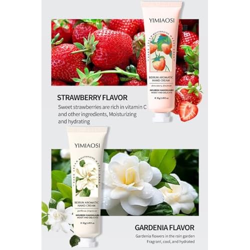 10pcs Hand Cream Gift Set, Deep Moisturizing Hand Lotion Cream Lip Mask Set For Girls