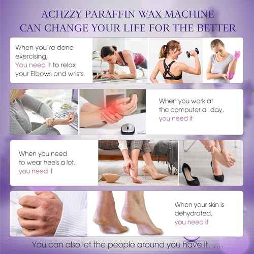 Natural Paraffin Wax Refills, 6 Pack Paraffin Wax Blocks of Lavender Scent for Paraffin Bath, Paraffin Wax for Hand and Feet for Deep Hydration, Moisturizing and Nourish(Lavender)