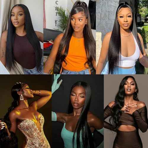 Straight 3 Bundles Human Hair 300g/Pack 16 18 20 Inch 12A Unprocessed Black Soft Double Weft Quick Wave Extensions for Women