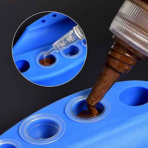 Tattoo Ink Caps Cups - Disposable Tattoo Ink Cups Small,Tattoo Pigment Ink Caps,Tattoo Machine,Tattoo Supplies,Tattoo Needles,Tattoo Kits (Medium.13mm?100PCS)