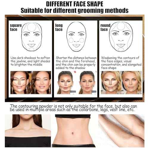 Matte 8 Color Ttimming Makeup Palette, Powder Contour Palette, Cosmetics Contour and Highlighting Powder Foundation Palette, Contour & Bronzer, Light to Medium, Vegan & Cruelty-Free