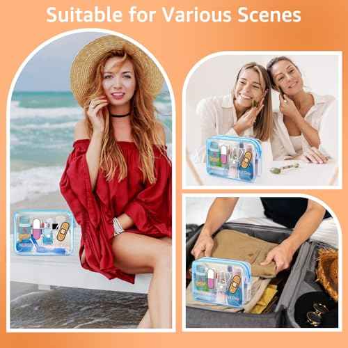 Funny Nurse Gifts for Women Clear Makeup Bag Nurse Appreciation Gifts Nurse Week Gifts for Coworkers PVC Cosmetic Bag Nurse Graduation Gift Ideas Nurse Christmas Thanksgiving Day Gifts