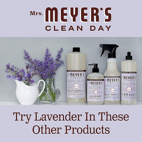 Mrs. Meyer's Clean Day Soy Candle, Lavender, 7.2-Ounce Glass Jars (Pack of 6)