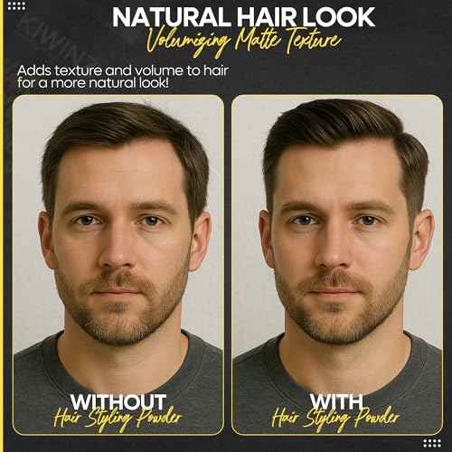 Hair Styling Powder for Men ? Natural Look Texture Hair Powder with Matte Finish ? Long-Lasting Hold, Adds Volume & Texture, Non-Sticky and Smells Great ? 30g