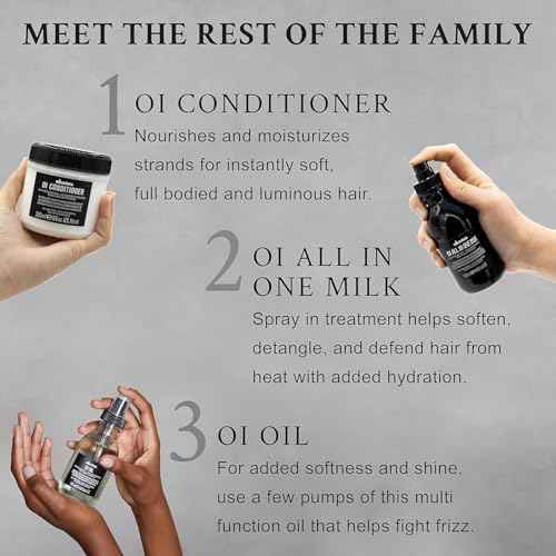 Davines OI Souffl? Perfect for Fine Hair, Liquid-to-Foam Leave-In For Fuller and Shinier Hair Feeling Silky and Soft