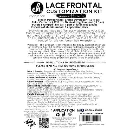 Lace Frontal Customization Kit (Bleach Knots)