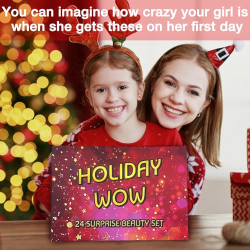 Makeup Advent Calendar 2025 Teens Girls Christmas Countdown Calendar Makeup Gift Set,Xmas 24 Individually Gift Box Calendar for Women Full Make up Kit