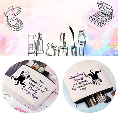 CMNIM Sea Villain Witch Cosmetic Bag Merrmaid Gift for Villain Witch Fans Don't Underestimate The Importance of Body Language