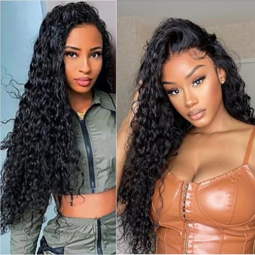 Water Wave I Tip Human Hair Extension Pre Bonded Raw I Tip Keratin Fushion Hair Natural Wavy Curly 100g/100 strand 24inch Microlink Beads I Tip Hair Extensions