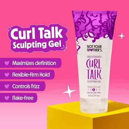 Not Your Mother's Curl Talk Frizz Control Sculpting Gel & Defining Cream (2-Pack) - 6 fl oz Each - Tames Hair Frizz & Maximizes Definition ? For All Curly Hair Types