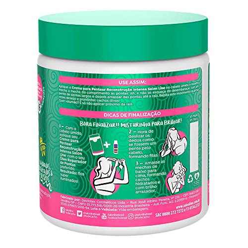 Salon Line - Linha Tratamento (Creme Para Pentear) - Reconstrucao Intensa 500 Gr Treatment (Combing Cream) Collection - Intense Reconstruction Net 17.63 Oz