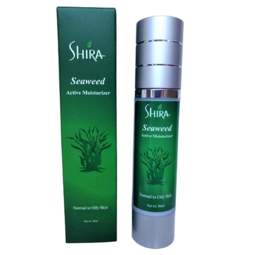 Shira Seaweed Active Moisturizer ā Hydrating Face Cream for Oily Skin ā Lightweight, Fast-Absorbing & Nourishing ā Supports Tissue Regeneration, Balances Oil, Softens & Refreshes Skin ā 50ml
