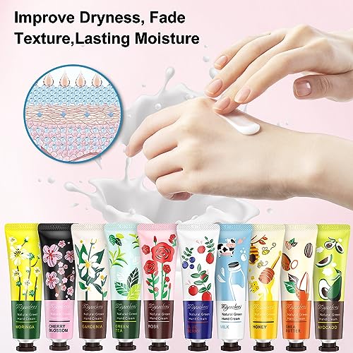 40 Pack Hand Cream Bulk Gifts- Mini Hand Lotion Travel Size, Birthday Gifts for Women, Bridesmaid/Teacher Appreciation/Nurse Gifts, bulk gifts for coworkers Hand Lotion for Dry Cracked Hands
