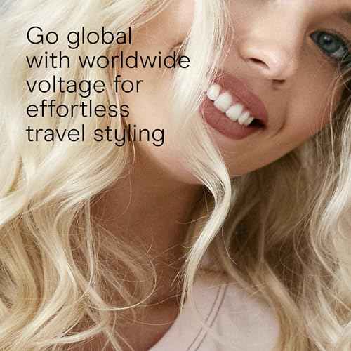 Conair Double Ceramic 1-Inch Curling Wand, Produces Flawless Waves, Curling Iron for Use on Medium and Long Hair, 30 Heat Setting Curling Iron, White