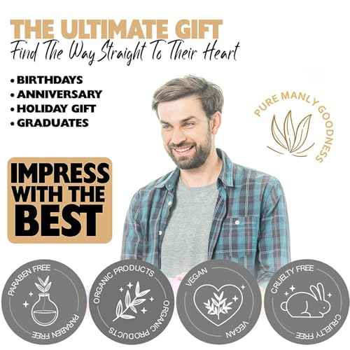 Mens Valentines Gifts Spa Gift for Men Bath and Body Spa Basket