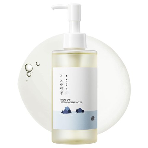 ROUND LAB Birch Juice Moisturizing UV LOCK + Dokdo Cleansing Oil + Dokdo Cleanser, Deep Moisturizing Makeup Blackhead Impurities Remover, Korean Skincare