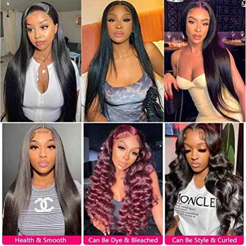 10A Brazilian Straight Human Hair Bundles 18 20 22 Inch 100% Unprocessed Virgin Straight Weave 3 Bundles Deals Human Hair