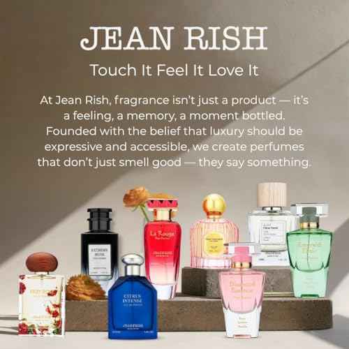 Jean Rish Cedar Wood Eau De Toilette - Perfume for Men (3.4 Fl Oz / 100ml) with Limoncello, Patchouli & Tobacco Notes - Long Lasting and Luxury Fragrance
